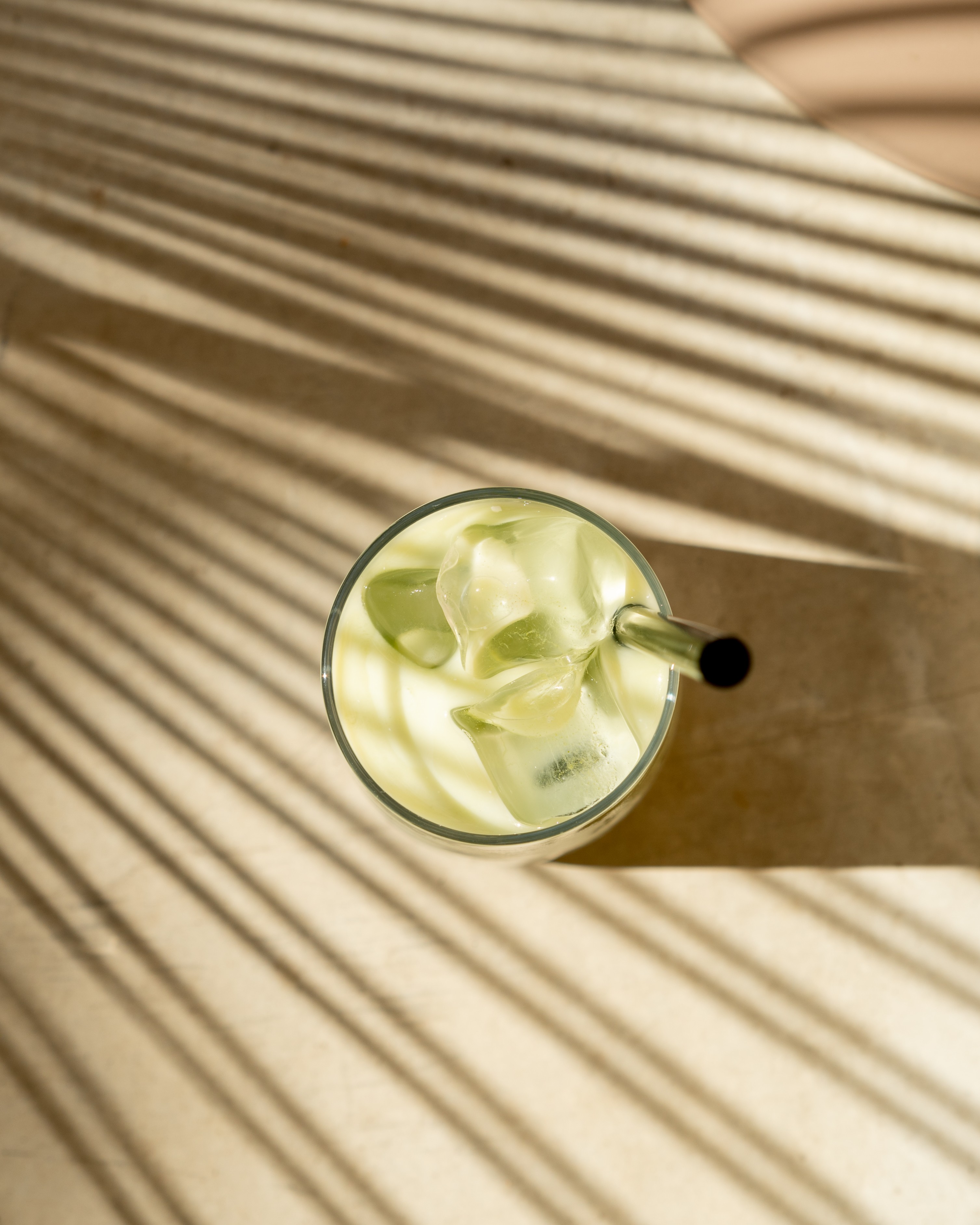 Top View Of Cold Green Milk Tea Iced Matcha Latte 2025 01 09 02 21 30 Utc